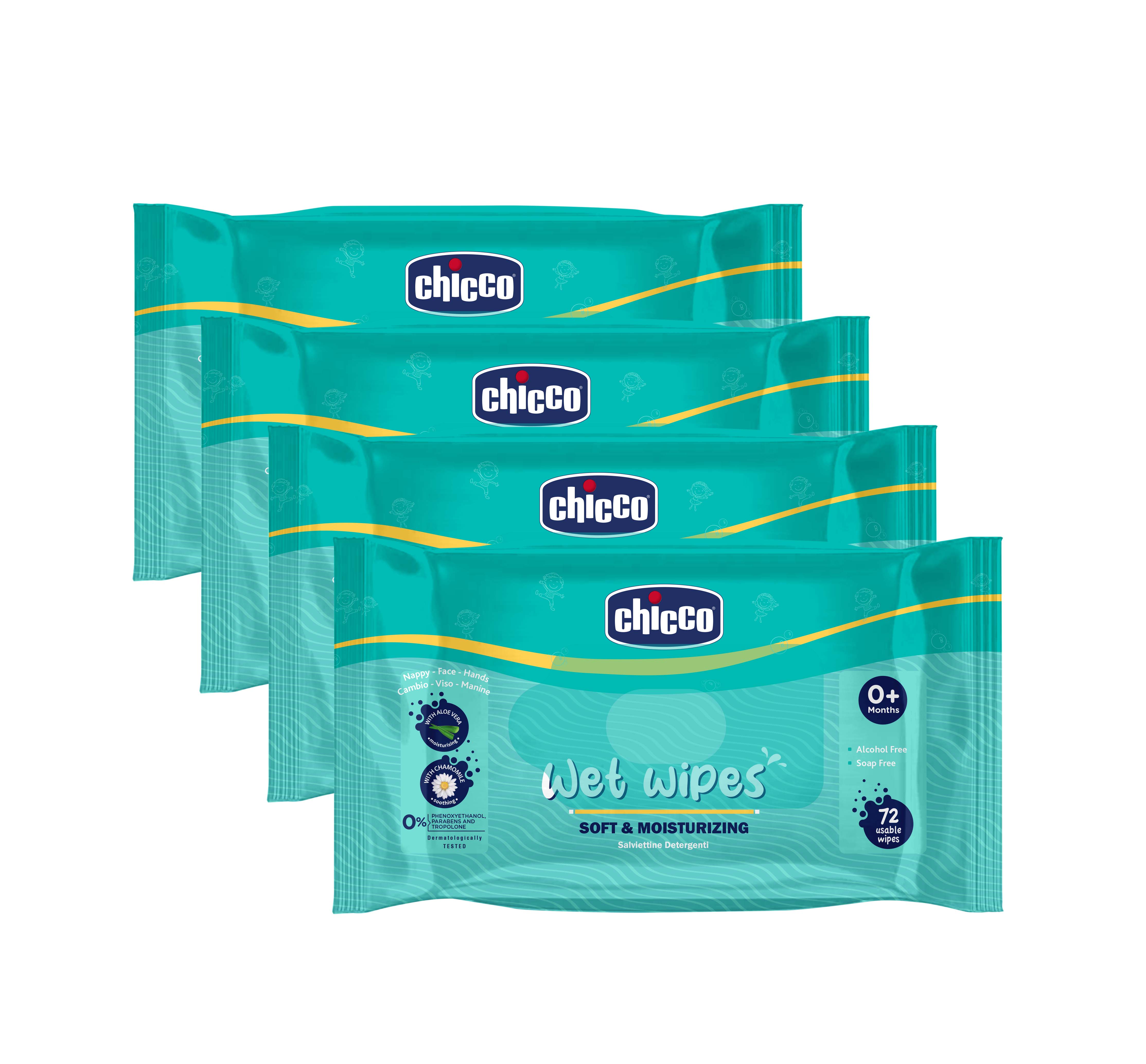 Chicco Wetwipes Pack of 10-288 PCS